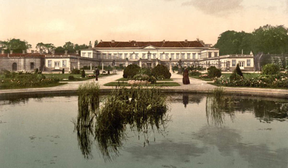 old painting of Herrenhausen Palace