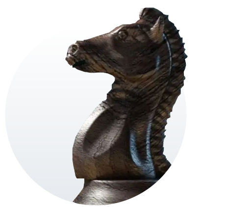 Schachfigur "Pferd"