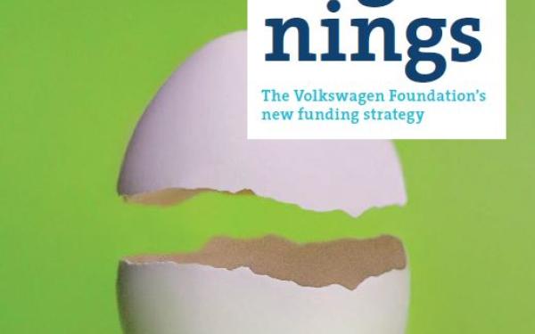 Cover Broschuere Funding Strategy Volkswagen Foundation