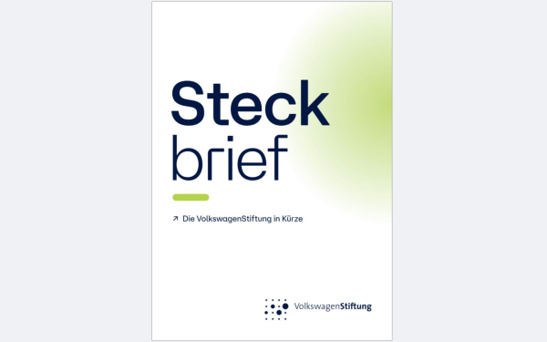 Cover mit Aufdruck "Steckbrief"