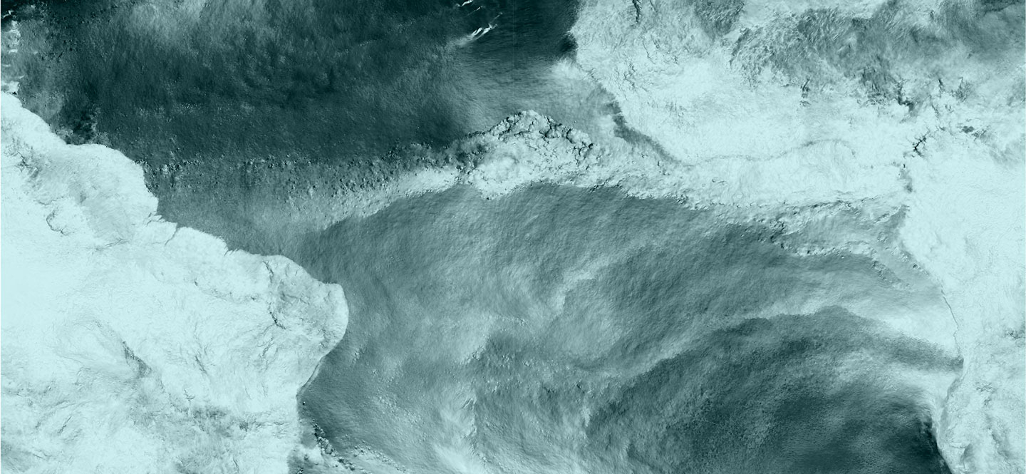 Satellitenansicht der Innertropischen Konvergenzzone