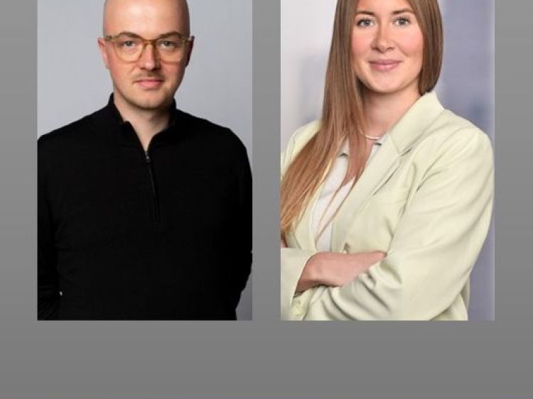 Zu sehen sind Maximilian Sieghardt und Reena Sauer.
