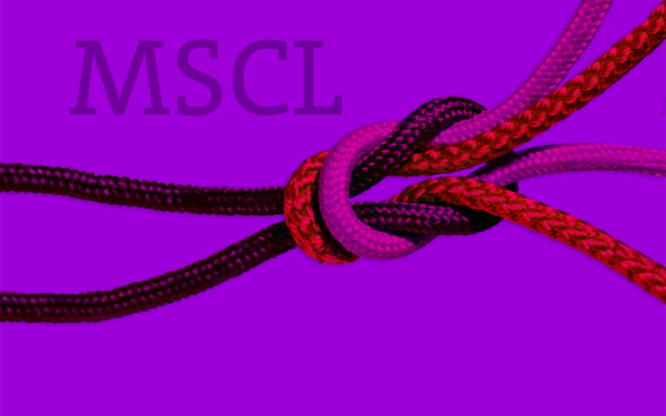 Knoten mit Buchstaben MSCL