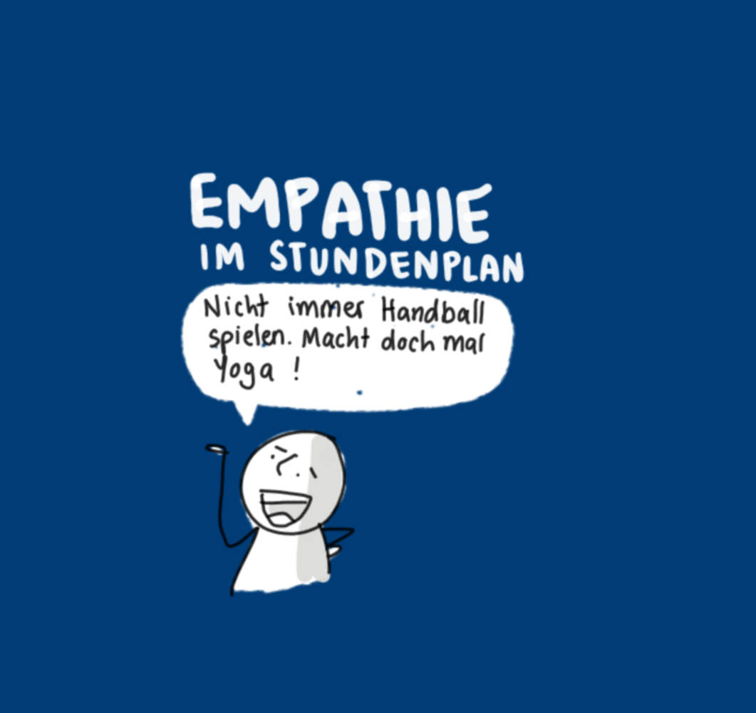 Illustration "Empathie im Stundenplan"