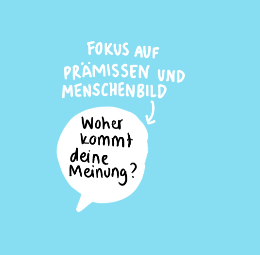 Illustration "Woher kommt deine Meinung?"