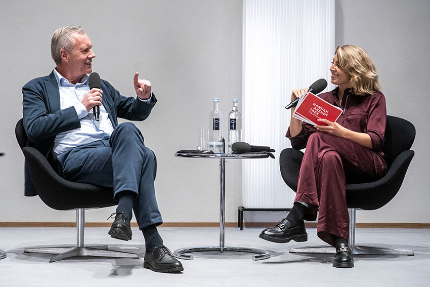 Stephanie Rohde und Christian Wulff im Gespräch