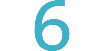 Grafik die Zahl 6
