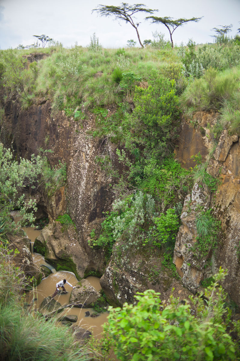 Landschaft Tal des Flusses Gilgil