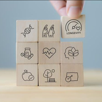 Das Bild zeigt ein Holzpuzzle mit verschiedenen symbolhaft dargestellten Präventionsmaßnahmen. 