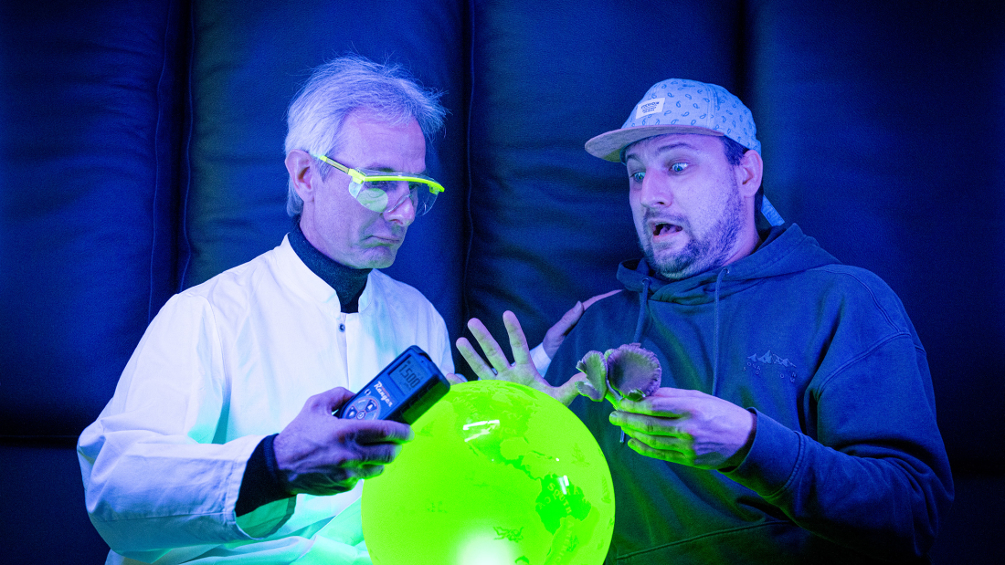 Das Bild zeigt die Referenten Prof. Clemens Walther und Dr. Wolfgang Schulz